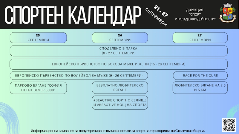 21 - 27 септември 2026